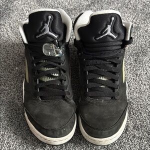 Jordan Men's Black Sneakers Jordan 5s